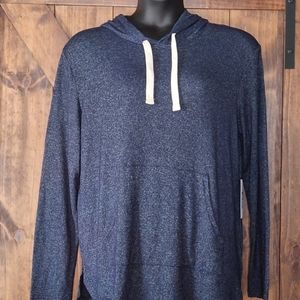 ZYIA ACTIVE BOYFRIEND POCKET HOODIE.  SZ XXL.  NAVY